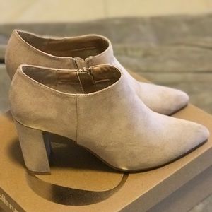 Taupe booties